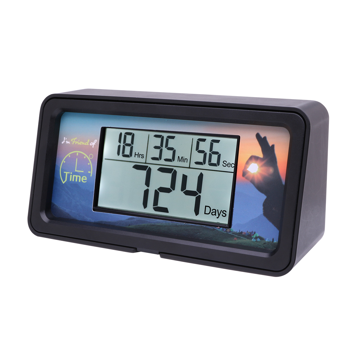 AIMILAR 9999 Digital Countdown Days Timer AY4034-Black