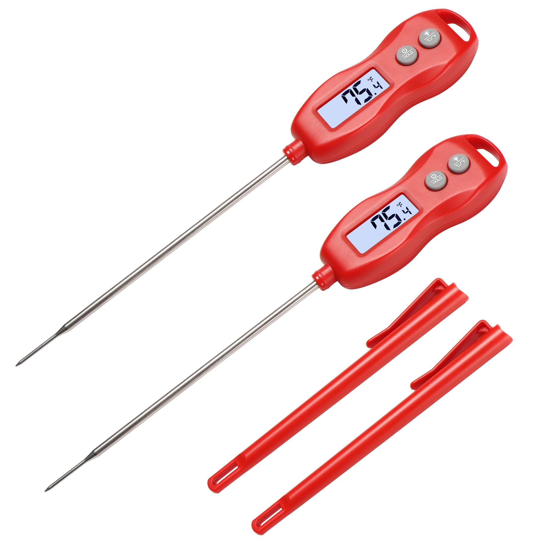 2 Pack Instant Read Meat Thermometer AY6001-R2